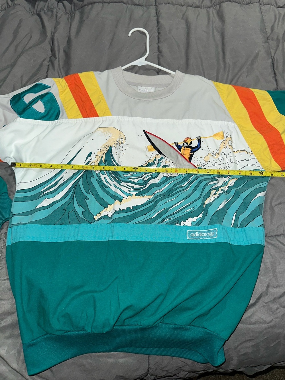 Vintage Adidas Devil's Toenail Kayaking Crewneck Sweatshirt